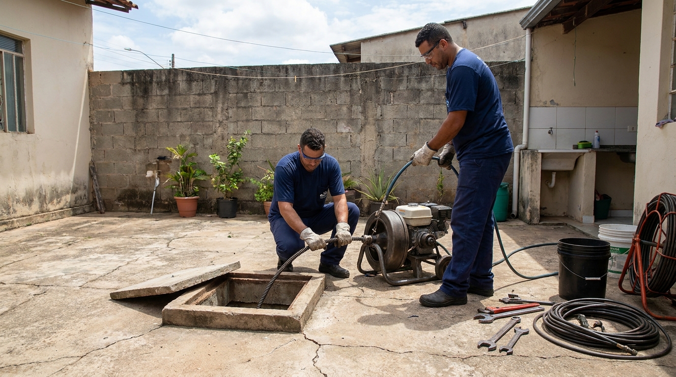 Sucção de Resíduos no Ininga, Teresina‑PI